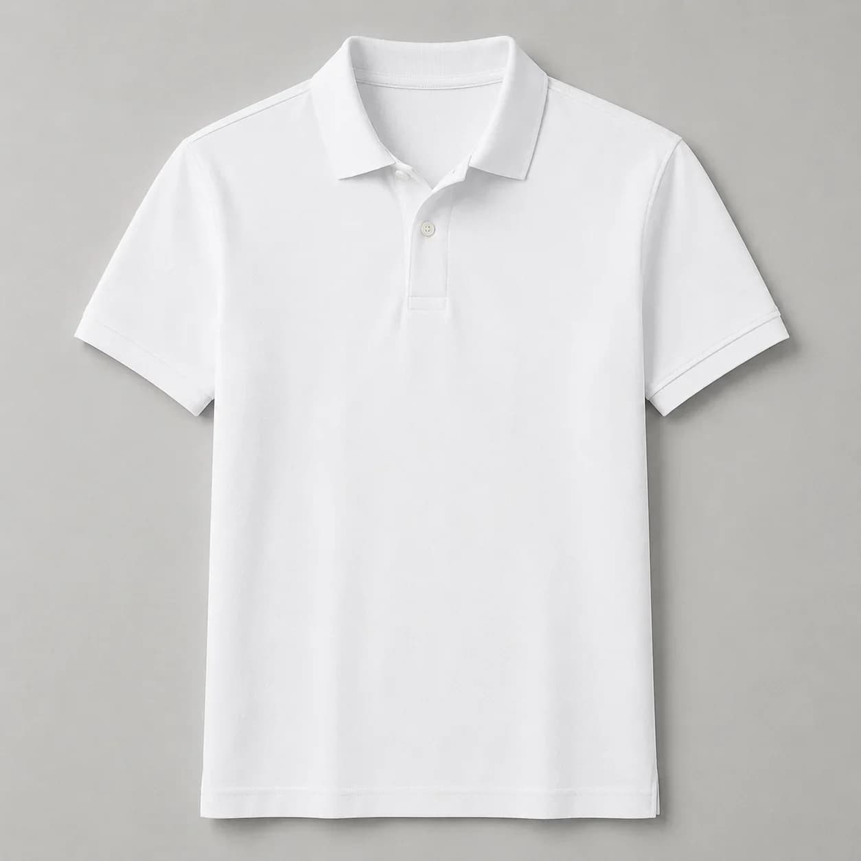 Premium White Polo T-Shirt