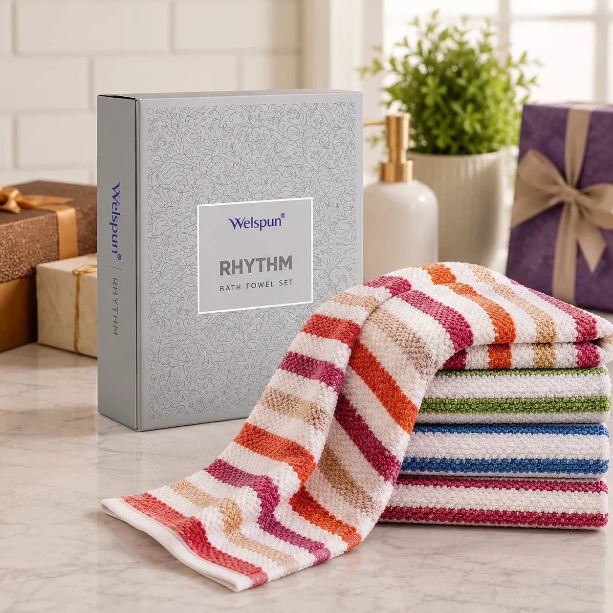 Welspun Rhythm Bath Towel (500 GSM)